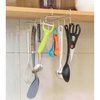 Basicwise Cup Rack Under Shelf, Kitchen Utensil Drying hooks QI003809
